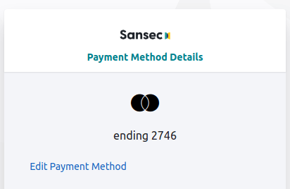 Change payment method